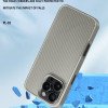 Piblue PL92 Θήκη τηλεφώνου Carbon Fiber Pattern Anti Fall Nonstick Fingerprint Για Apple IPhone 15 Pro Max - Μαύρο