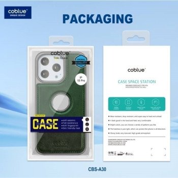 COUBLE CBS-A30 Θήκη Δερμάτινη Υψηλής Ποιότητας/High Quality με προστασία από πτώση Για Apple IPhone 15 - Χρώμα: Μωβ