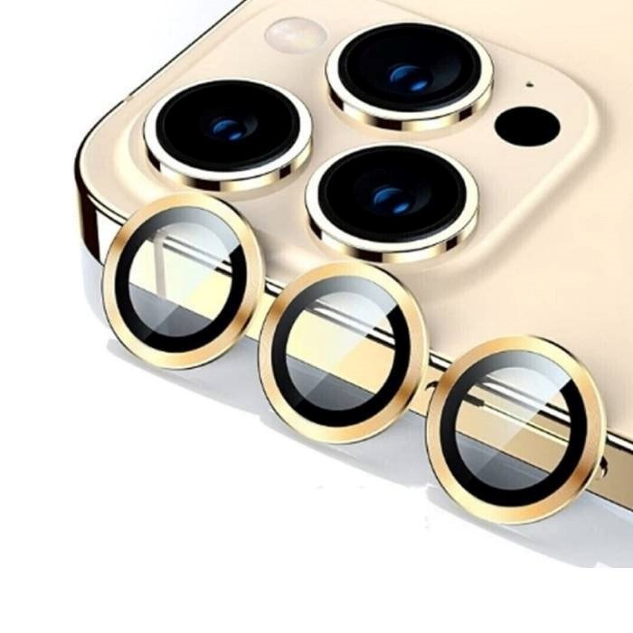 Tζαμάκι Προστασίας Πίσω Κάμερας Camera Glass για Apple iPhone 13 Pro / 13 Pro Max - Χρώμα: Χρυσό