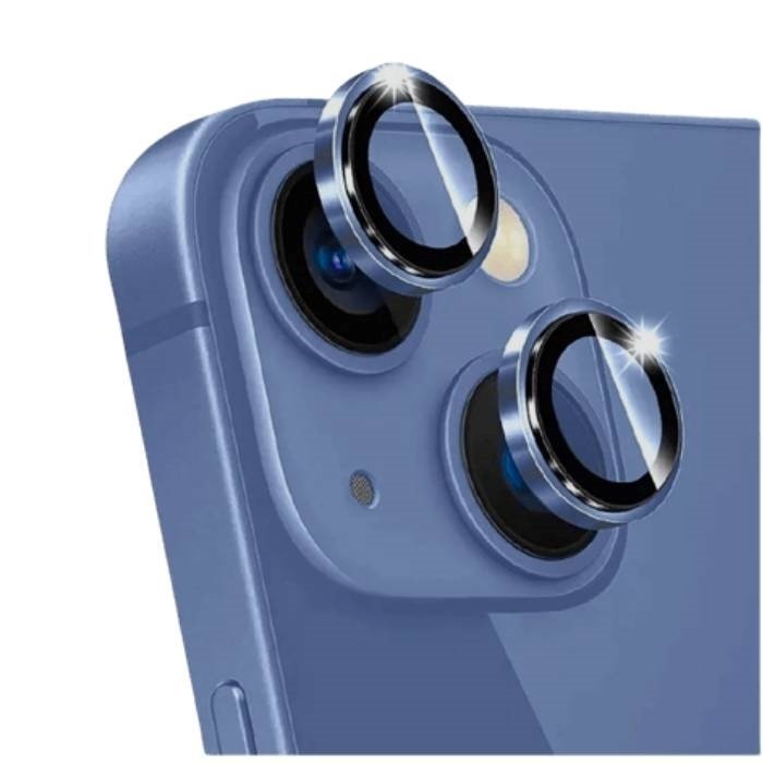 Tζαμάκι Προστασίας Πίσω Κάμερας Camera Glass για Apple iPhone 14/14 Plus - Χρώμα: Μπλε