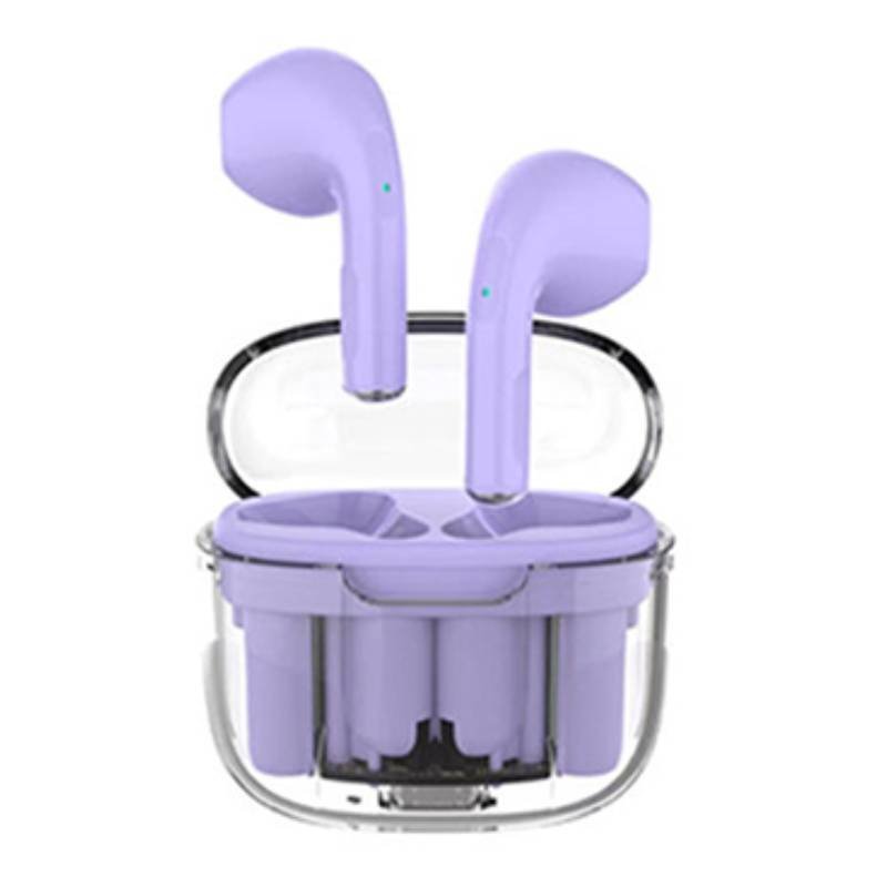 Lol Ap01 Ασύρματα Ακουστικά Με Θήκη Φόρτισης True Wireless Stereo Earbuds - Μωβ