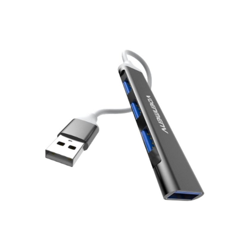 Vdenmenv Du17A Μετατροπέας Usb-A Σε 4 Usb-A 3.0 Converter Hub - Μάυρο