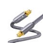 Coteci 76004-2M Καλώδιο Ψηφιακού Ήχου Οπτικών Ινών Κορυφαίας Κατηγορίας - Γκρί