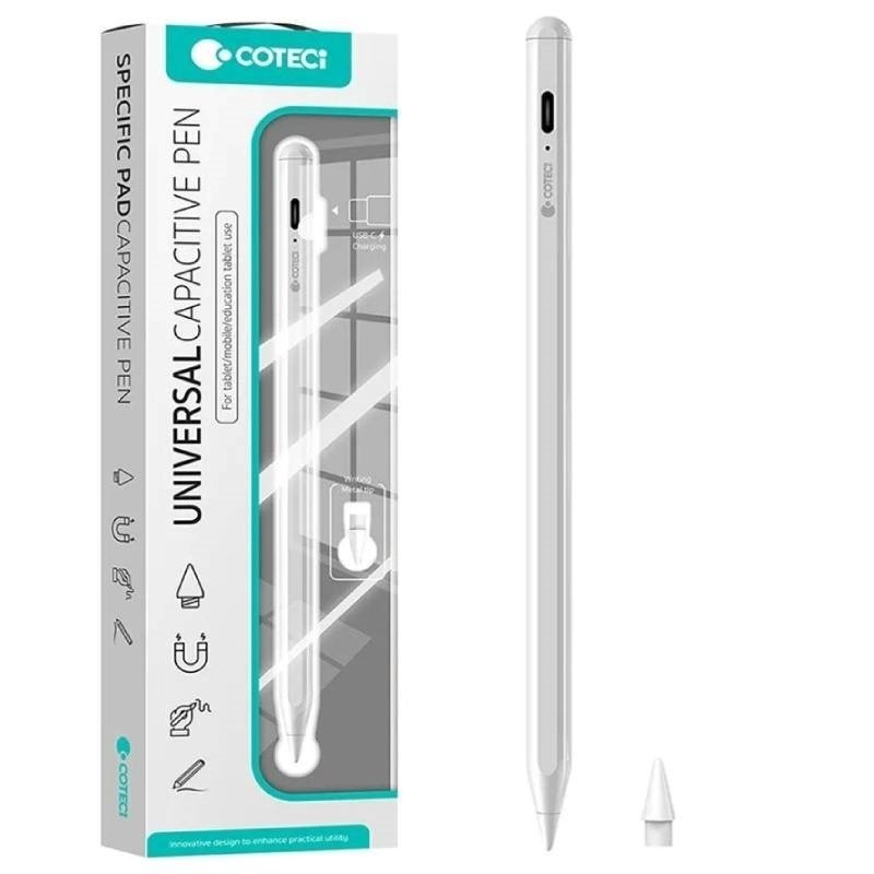 Coteci Ip-020-Wh P8 Ψηφιακή Γραφίδα Αφής Για Ios,Window, Και Android Tablets Χρώμα: - Λευκό
