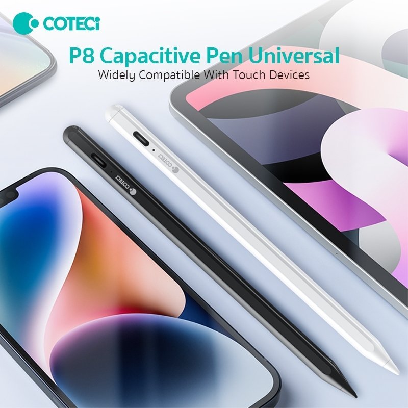 Coteci Ip-020-Wh P8 Ψηφιακή Γραφίδα Αφής Για Ios,Window, Και Android Tablets Χρώμα: - Λευκό