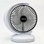 Yesplus Ys-1612 Επαναφορτιζόμενος Επιτραπέζιος Ανεμιστήρας - Λευκό-Μαύρο