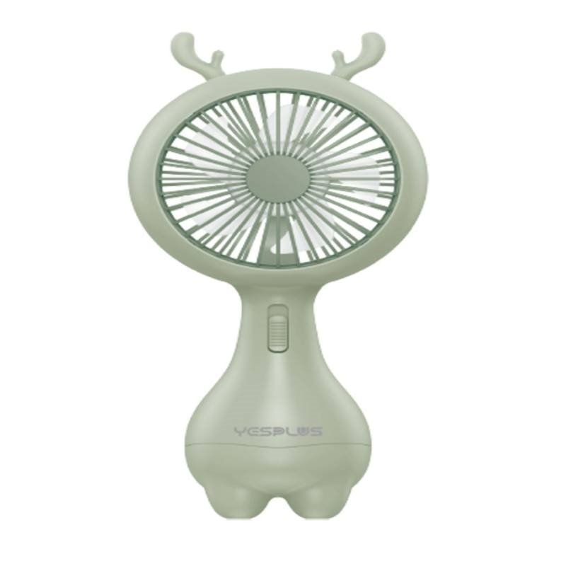 Yesplus Ys-1613 Επαναφορτιζόμενος Mini Ανεμιστήρας Χειρός - Πράσινο