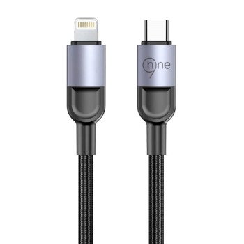 Nine 27W Starlink Καλώδιο φόρτισης δεδομένων USB-C σε USB-LIGHTNING  - Μαύρο