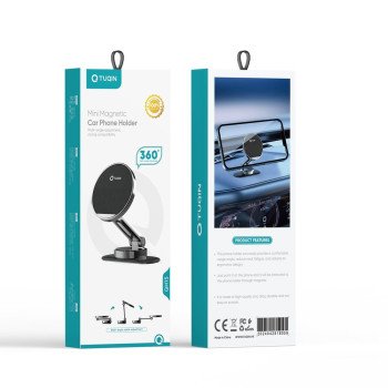 Tuqin QH15 Βάση Κινητού Αυτοκινήτου με Μαγνήτη - Μαύρο