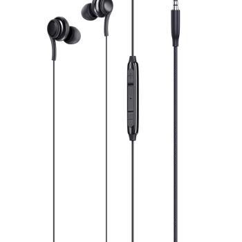 TUQIN QI33 Handsfree Ακουστικά με Βύσμα 3.5mm Jack Με το κουμπί απάντησης κλήσης - Μάυρο