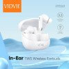 Vidvie BT880 Ασύρματα Ακουστικά με Θήκη Φόρτισης True Wireless Stereo Earbuds - Λευκό
