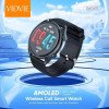 Vidvie SW1617 AMOLED Ultra-clear Screen Wireless Call Smart Watch With Battery life 7 days - Μαύρο