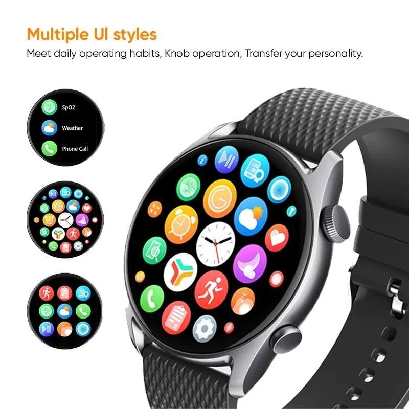 Vidvie SW1617 AMOLED Ultra-clear Screen Wireless Call Smart Watch With Battery life 7 days - Μαύρο
