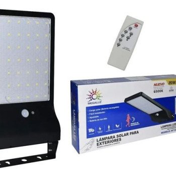Ηλιακό φωτιστικό LED εξωτερικού χώρου 42 Smd Led με βάση και τηλεχειρισμό - Aνάβει όταν ανιχνεύσει κίνηση με απίστευτη φωτεινότητα 20watt