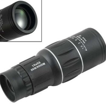 Μονόκυαλο τσέπης 16 x 52 με θήκη μεταφοράς φέρνει τα 800m στα 66 μέτρα