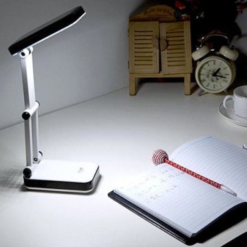 Φωτιστικό Usb - Πορτατίφ μπαταρίας με 2 πανίσχυρα LED-6 W - Με αναπτυσσόμενο σκελετό ύψους 33 cm