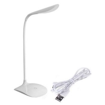 Φωτιστικό USB πορτατίφ επαναφορτιζόμενο mini με υψηλής φωτεινότητας Led και εύκαμπτο βραχίονα - ιδανικό για το σπίτι - γραφείο - εξοχή