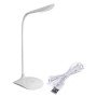 Φωτιστικό USB πορτατίφ επαναφορτιζόμενο mini με υψηλής φωτεινότητας Led και εύκαμπτο βραχίονα - ιδανικό για το σπίτι - γραφείο - εξοχή