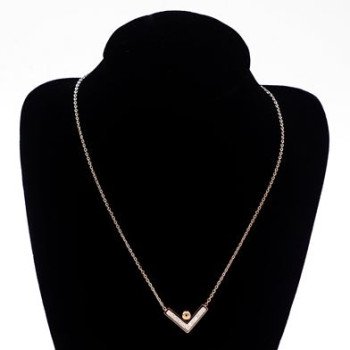 Κολιέ σε σχήμα V από ανοξείδωτο ατσάλι