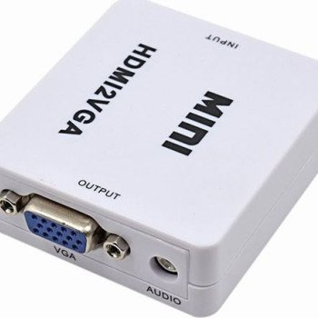 Μετατροπέας σήματος VGA Θηλυκό & Audio σε HDMI Θηλυκό OEM