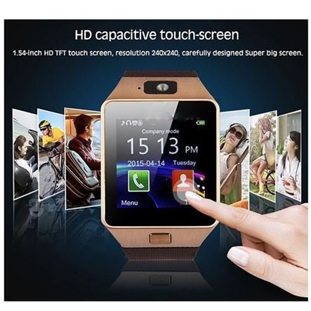 Smartwatch Ρολόι Κινητό Χειρός με Android λειτουργικό Ελληνικό μενού και Bluetooth λειτουργία - Unisex σε 3 χρώματα