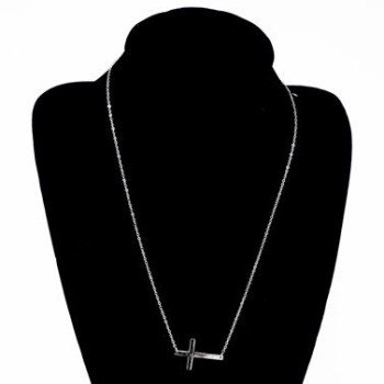 Κολιέ σταυρός από ανοξείδωτο ατσάλι