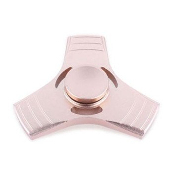 Fidget Spinner - Μεταλλικό 3 κεφαλών με πάνω από 2 λεπτά κίνηση με μία απλή ώθηση - Αντιστρές αγχολυτικό παιχνίδι χαλάρωσης
