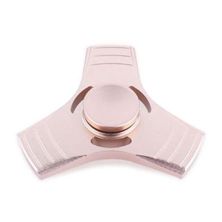 Fidget Spinner - Μεταλλικό 3 κεφαλών με πάνω από 2 λεπτά κίνηση με μία απλή ώθηση - Αντιστρές αγχολυτικό παιχνίδι χαλάρωσης