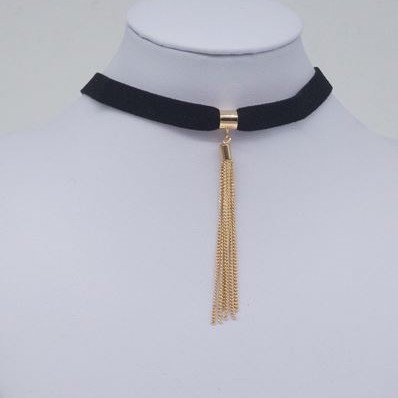 Τσόκερ μαύρο με κρεμαστό