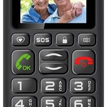 Κινητό για Ηλικιωμένους με Ελληνικό Μενού - Μεγάλα Πλήκτρα - Κουμπί SOS - Άμεση Ειδοποίηση σε 10 αριθμούς - Ανοιχτή Ακρόαση - 2 Κάρτες SIM - Αυτονομία 10 Ημερών