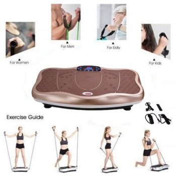 Power Plate - Όργανο Παθητικής Γυμναστικής με Ιμάντες + Ενσωματωμένο Ηχοσύστημα Usb για Γυμναστική και Διασκέδαση + Τηλεχειριστήριο Ρύθμισης Έντασης