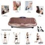 Power Plate - Όργανο Παθητικής Γυμναστικής με Ιμάντες + Ενσωματωμένο Ηχοσύστημα Usb για Γυμναστική και Διασκέδαση + Τηλεχειριστήριο Ρύθμισης Έντασης