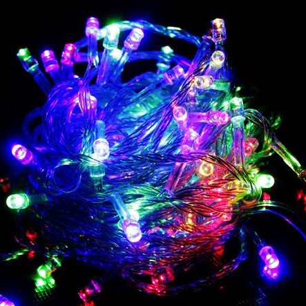 200 Λαμπάκια LED Χριστουγενιάτικα λαμπιόνια αδιάβροχα διακοσμητικά σε 5 χρωματισμούς (πολύχρωμα-λευκό-κόκκινο-πράσινο-μπλε)