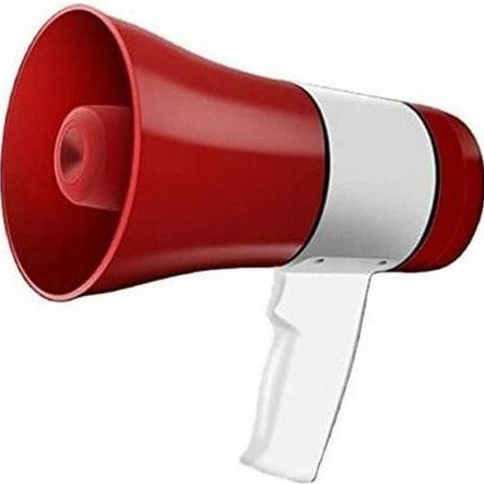 Τηλεβόας - Ντουντούκα με μικρόφωνο και δυνατότητα επαναλαμβανόμενου μαγνητοφωνημένου μηνύματος