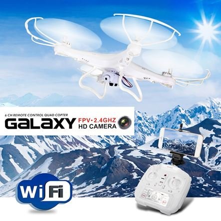 Eλικόπτερο Drone με FULL HD Κάμερα - WIFI Παρακολούθηση από Κινητό - Καταγραφή HD στο Κινητό - Εμβέλεια 200m για αεροφωτογράφηση - αεροβιντεοσκόπηση