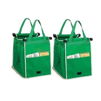 Τσάντα για ψώνια επαναχρησιμοποιούμενη, προσαρμόζεται στο καρότσι S/M (Σετ 2 τεμαχίων)