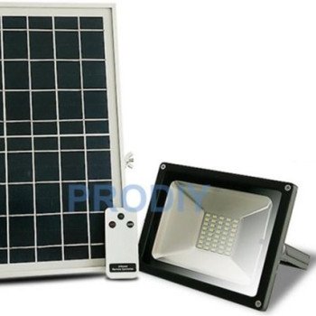Ηλιακός προβολέας 50w IP 65 με Πάνελ 22w και τηλεχειριστήριο -  Πανίσχυρος με 96 smd Led