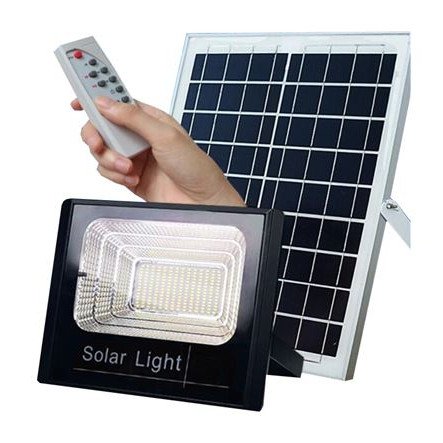 Ηλιακός προβολέας υποβρύχιος 100w IP 67 με Πάνελ 32w και τηλεχειριστήριο - Πανίσχυρος με 196 smd Led