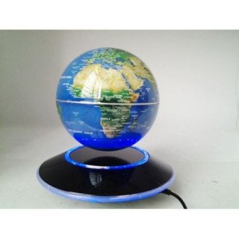 Μαγνητική αιωρούμενη υδρόγειος σφαίρα με φωτισμό LED σε εντυπωσιακή επίπεδη βάση