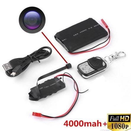 Κρυφή αυτόνομη Κάμερα - Εγγραφή σε κάρτα sd με ανίχνευση κίνησης και κοντρόλ για έλεγχο απο απόσταση