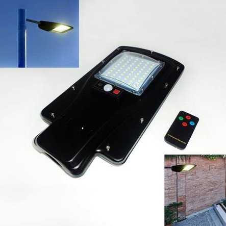 Ηλιακό φωτιστικό δρόμου 30 watt με στεγανότητα IP 65 και τηλεχειριστήριο