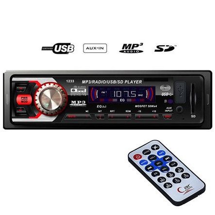 Ράδιο Mp3 Player bluetooth αυτοκινήτου με θύρα USB - SD - AUX OEM