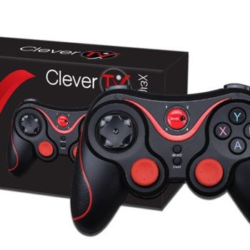 Gamepad για  CleverTV - Ασύρματο Χειριστήριο Παιχνιδιών επαναφορτιζόμενο για απεριόριστη ψυχαγωγία συμβατό με CleverTV1-TV2
