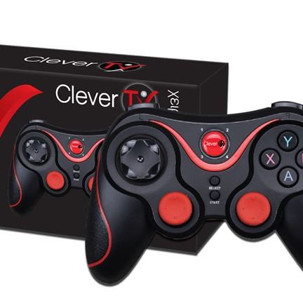 Gamepad για  CleverTV - Ασύρματο Χειριστήριο Παιχνιδιών επαναφορτιζόμενο για απεριόριστη ψυχαγωγία συμβατό με CleverTV1-TV2