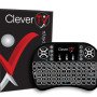 CleverTV Πληκτρολόγιο και Ποντίκι (2σε1) - Ασύρματο Μίνι Backlight Φωτειζόμενο Πληκτρολόγιο + Touchpad για CleverTV1-TV2-TV4 - Εμβέλεια 10 μ.