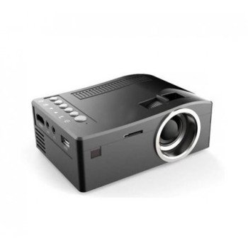 Προτζέκτορας 400 Lumens - LED Projector HD με Ρυθμιστή Εστίασης FOCUS - Ενσωματωμένα Ηχεία - Διαγώνιος οθόνης Προβολής  απο 33 εως152cm- Υποδοχή για Κάρτα Μνήμης + USB Στικάκι