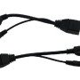 Αντάπτορας PoE cat5 Plug Jack-F για μεταφορά ρεύματος και δεδομένων μέσω καλωδίου ethernet