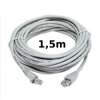 Καλώδιο δικτύου Ethernet CAT5E 1.5μ - Εσωτερικού + Εξωτερικού Χώρου με φις RG 45