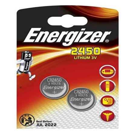 Μπαταρία λιθίου energizer 2450 3V για φωτογραφικες μηχανες - φλας - φακούς κλπ (Σετ = 2 Τεμάχια)