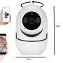 Μίνι ασύρματη IP cloud κάμερα 2MP -  Ειδοποίηση στο κινητό σας όταν ανιχνεύσει κίνηση - Ακολουθεί το στόχο όπου κι αν κινείται